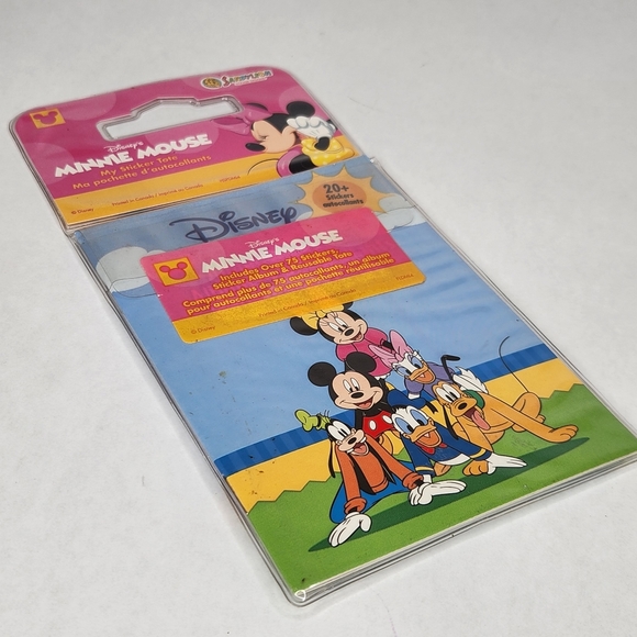 Brand-New Old Stock Vintage Disney Minnie Mouse Sticker Album & Stickers y2k - Picture 3 of 4